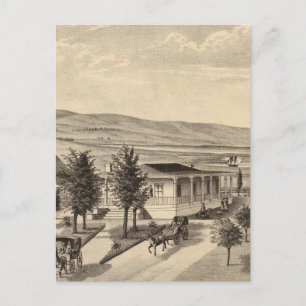 Wohnsitz Dixon Postkarte