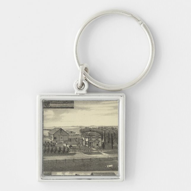 Wohnsitz Schulz, Nebraska Schlüsselanhänger (Vorne)