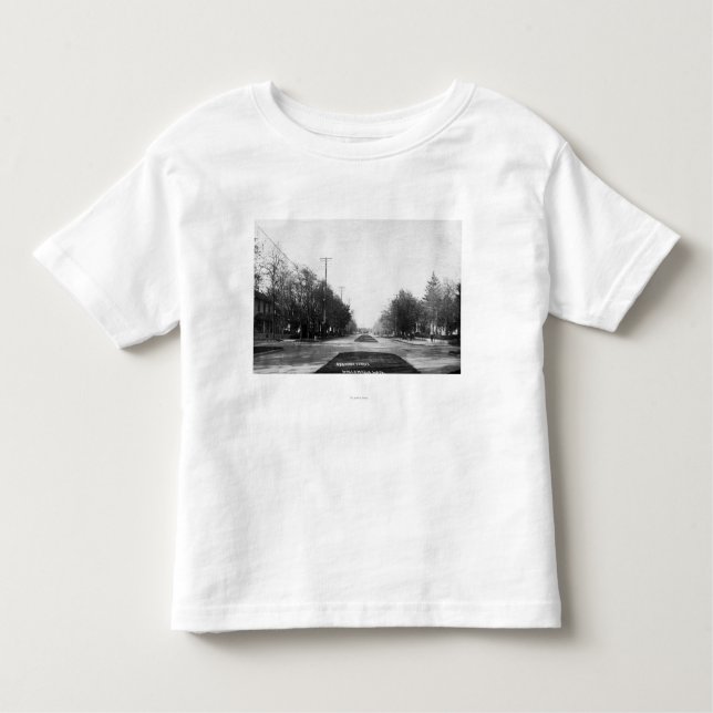 Wohnsitz-Straßen-Szene Kleinkind T-shirt (Vorderseite)