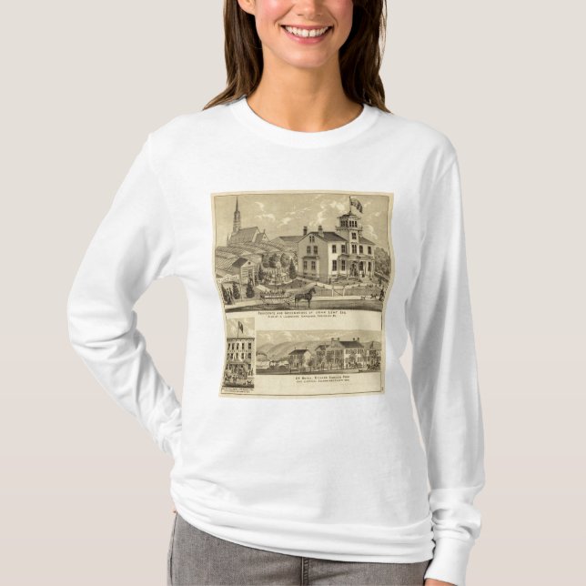 Wohnsitz und Gewächshaus von John liehen Sewickley T-Shirt (Vorderseite)
