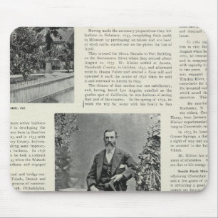 Wohnsitz und Obstgarten in Kalifornien Mousepad
