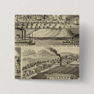 Wohnsitz und Sägewerk von Susan Harpold Button