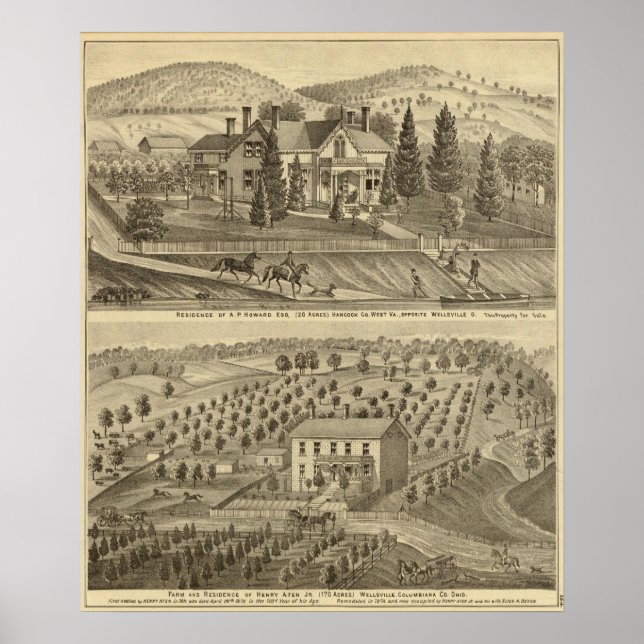 Wohnsitz von AP Howard Hancock Poster (Vorne)