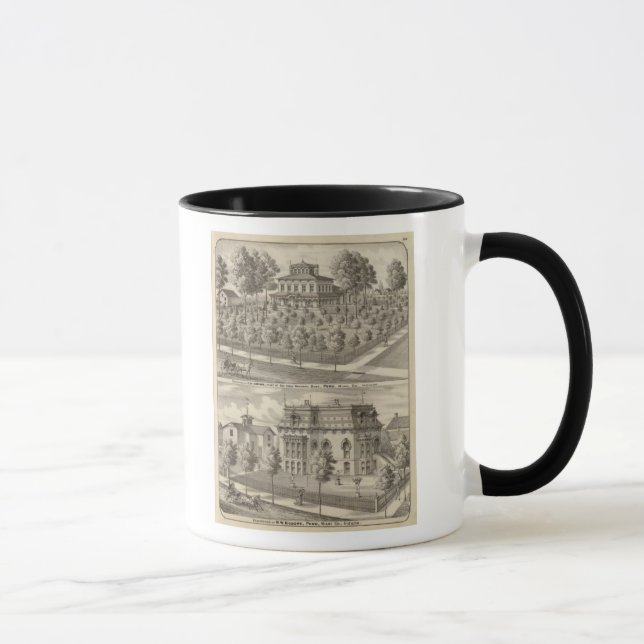 Wohnsitz von EH Shirk Tasse (Rechts)