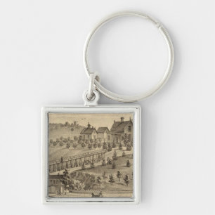 Wohnsitz von Jacob Markley Schlüsselanhänger