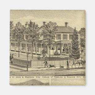 Wohnsitz von John A Warden Sewickley Magnet