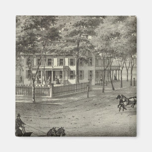 Wohnsitz von John S Rogers in Manasquan, NJ Magnet