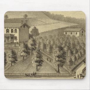 Wohnsitz von William Schrader Mousepad