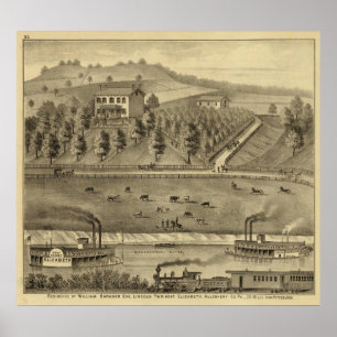 Wohnsitz von William Schrader Poster