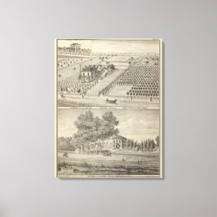 Wohnsitz-Waldland, Ritter-Landung Leinwanddruck