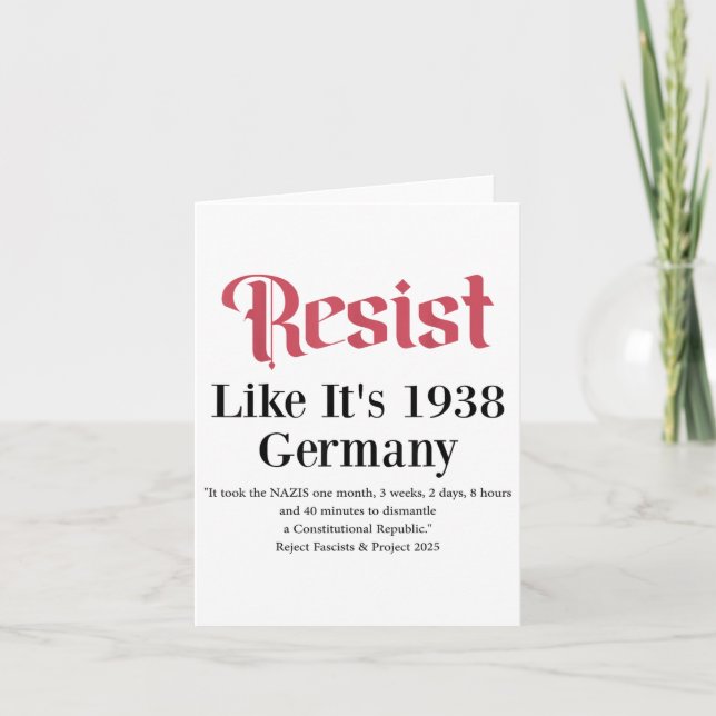 Wohnsitz wie 1938 Deutschland Karte (Vorderseite)