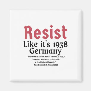 Wohnsitz wie 1938 Deutschland Magnet