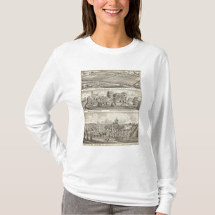Wohnsitze, Bauernhöfe und Kirche T-Shirt