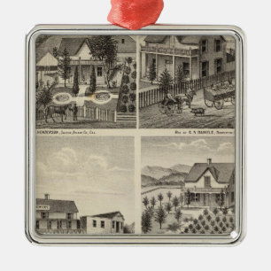 Wohnsitze, Brauerei, Ranch Ornament Aus Metall