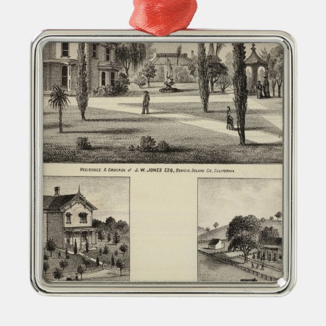 Wohnsitze, Kloster Ornament Aus Metall (Vorne)