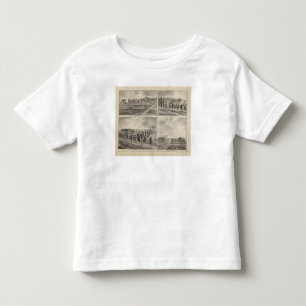 Wohnsitze und Speicher in Zumbrota und in Norwegen Kleinkind T-shirt