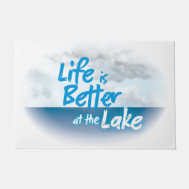 Wohntürmatte am See Fußmatte