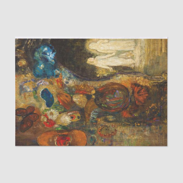 Wohnung, 1910 von Odilon Redon Seidenpapier (Vorderseite)