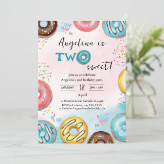 Wohnung 2. Geburtstagskarte. Einladung