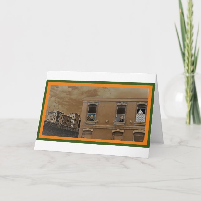 "Wohnung B12" Karte (Vorderseite)