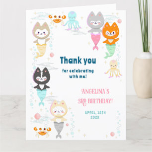 Wohnung Dankeschön Karte zum 3. Geburtstag.