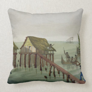 Wohnungen des Papu Stammes, Rawak, überziehen 22 Kissen