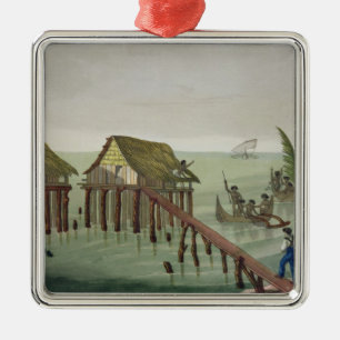 Wohnungen des Papu Stammes, Rawak, überziehen 22 Ornament Aus Metall