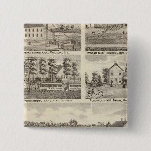 Wohnungen, landwirtschaftliche Betriebe und Fabrik Button