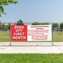 Wohnungen zur Miete individuell anpassen $500 Raba Banner