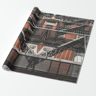 Wohnungs-GebäudeStoops Geschenkpapier