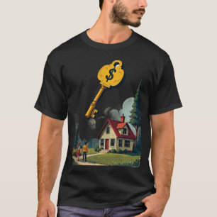 Wohnungskrise Immobilien Traumhaus Bezahlbarkeit T-Shirt