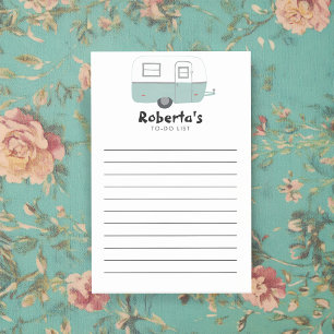 Wohnwagen-Camping-Einkaufsliste TO-DO-Liste Post-it Klebezettel