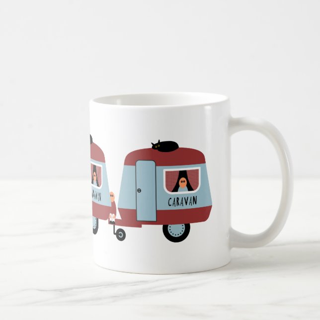 Wohnwagen Kaffeetasse (Rechts)
