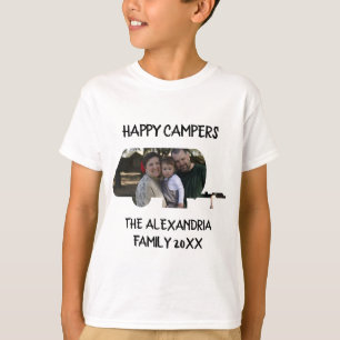 Wohnwagen mit Wohnwagen Foto Happy Camper T-Shirt