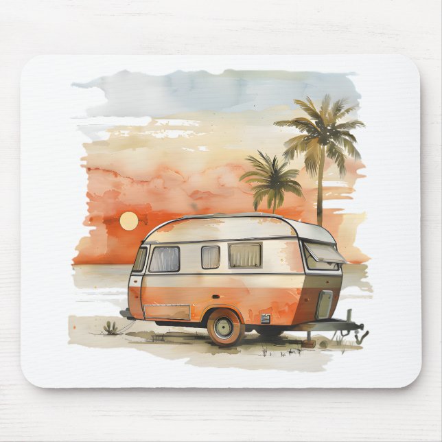 Wohnwagen Mousepad (Vorne)