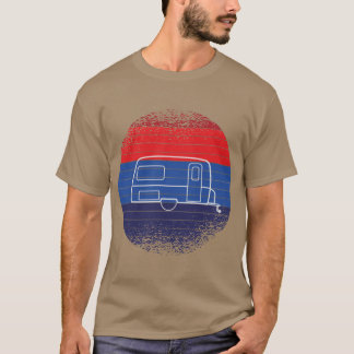 Wohnwagen Oldschool Retro T-Shirt