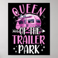 Wohnwagenkönigin Lustiger Camping Rosa Wohnwagen C