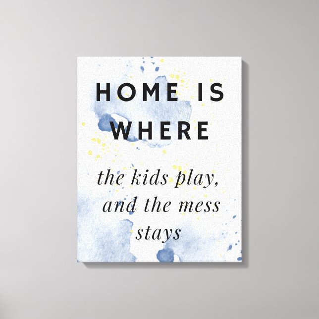 Wohnzimmer Funny Wall Art Leinwanddruck (Vorderseite)