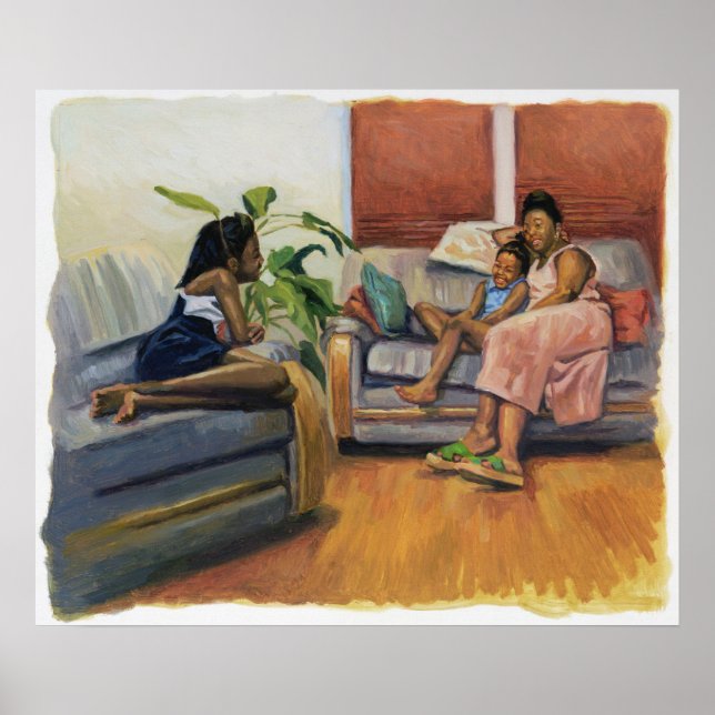 Wohnzimmer Lounge 2000 Poster (Vorne)