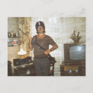 Wohnzimmer Postkarte