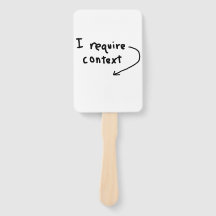 Wojak Ich benötige Kontext-Schild