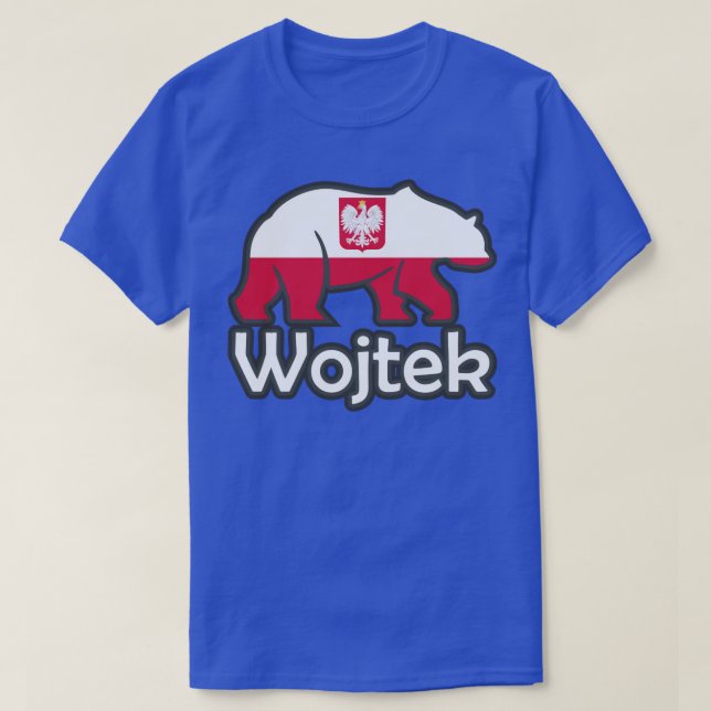 Wojtek der Bär Polnischer Soldatenträger T-Shirt (Design vorne)