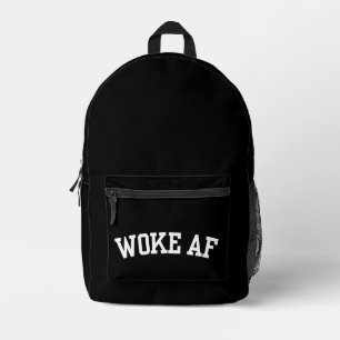 Woke AF Bedruckter Rucksack