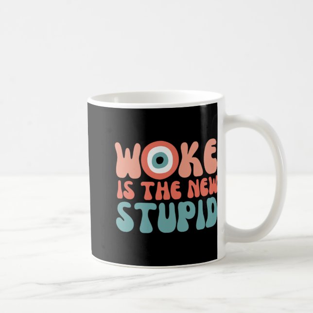 Woke Is The New Stud Funny Anti Woke Conservative  Kaffeetasse (Rechts)
