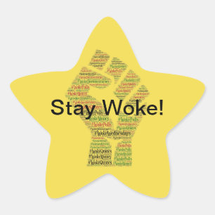 #WokeWednesdays Stern-Aufkleber