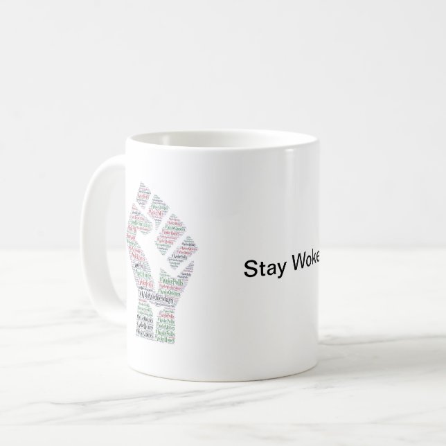 #WokeWednesdays Tasse (Vorderseite Links)
