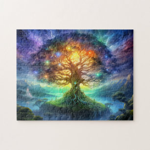 Wold tree Yggdrasil, Mythologie des nördlichen Wik Puzzle