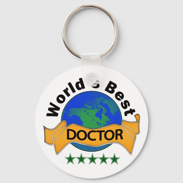 Wold's bester Arzt Schlüsselanhänger (Vorderseite)