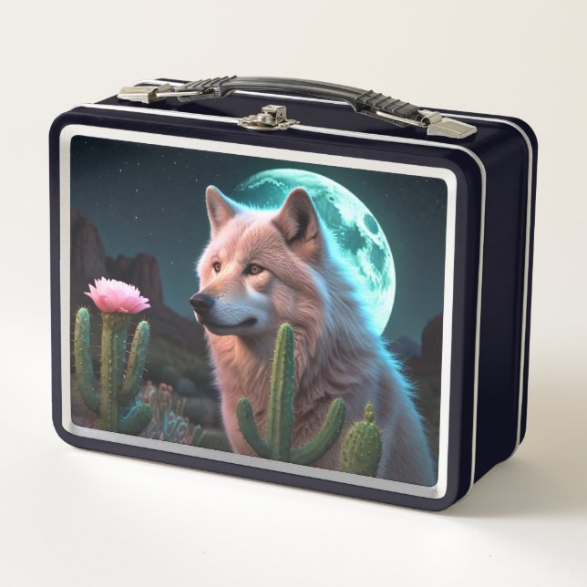 Wolf13: Metall Brotdose (Vorderseite)