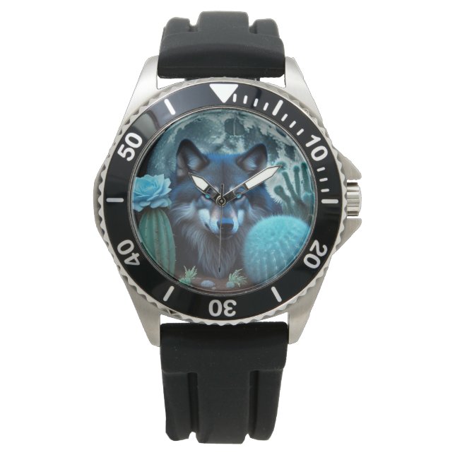 Wolf18: Armbanduhr (Vorderseite)